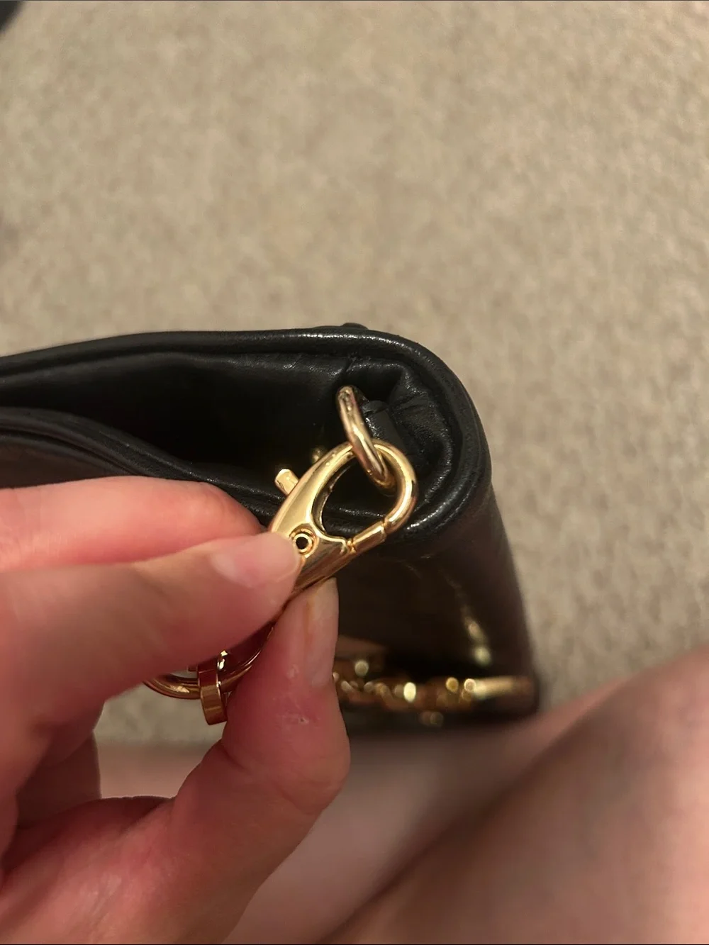Tory Burch Black Leather Bag